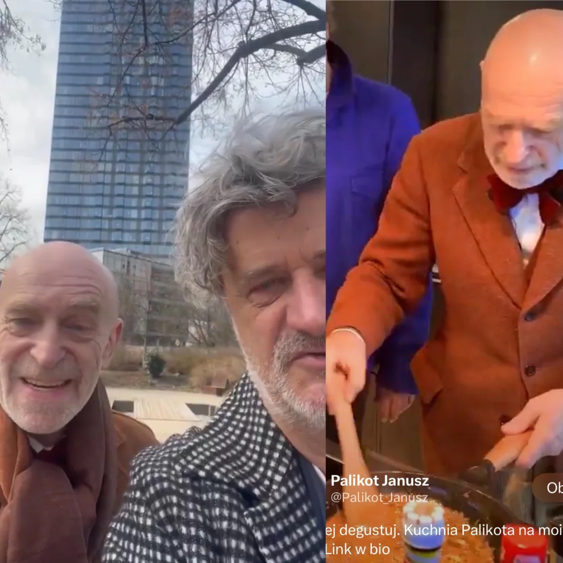 Palikot i Gessler razem w kuchni. N...