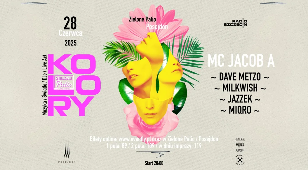 KOLORY - summer edition / Posejdon / Zielone Patio