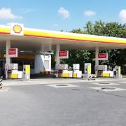 Shell petrol station