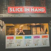 Slice in Hand Pizza